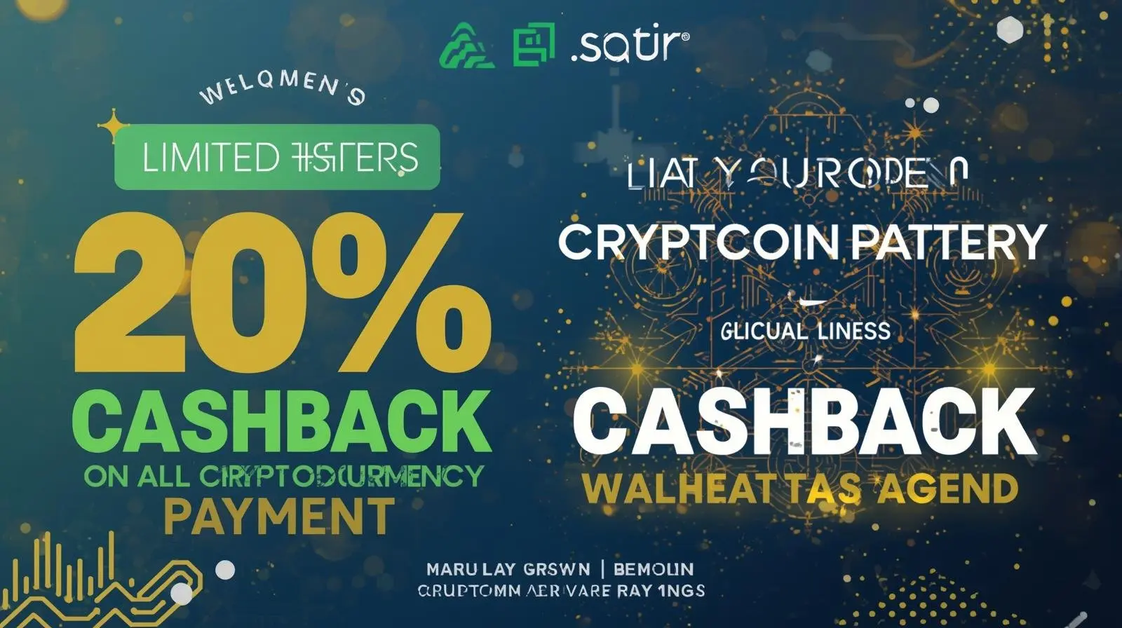 20% Cashback on All Crypto Payments