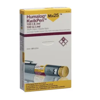 Humalog Mix 25 Kwikpen (5 pens)